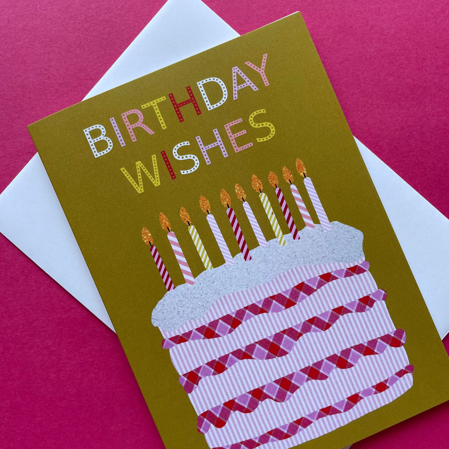 Birthday Wishes Cake Card