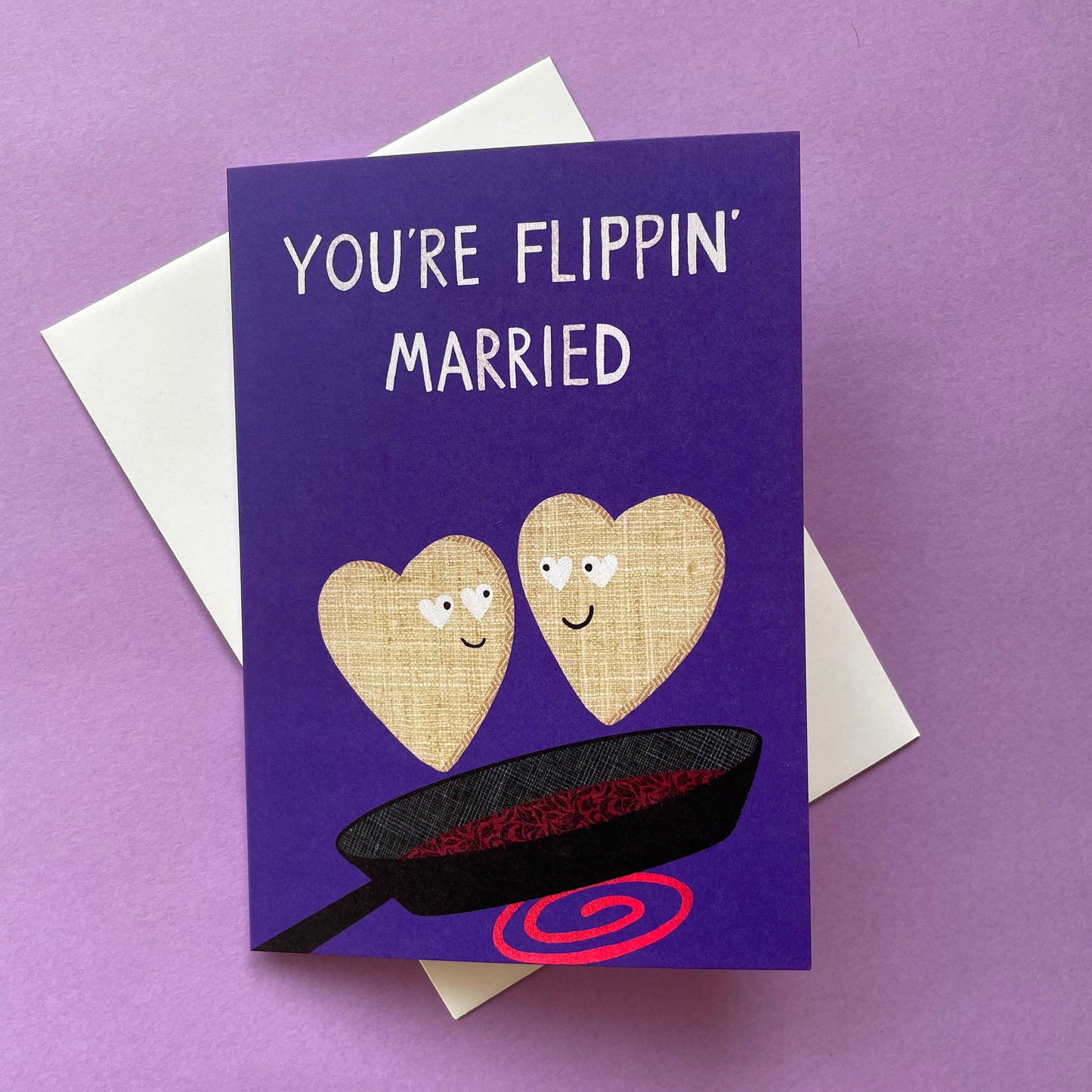 Flippin' Married Wedding Card