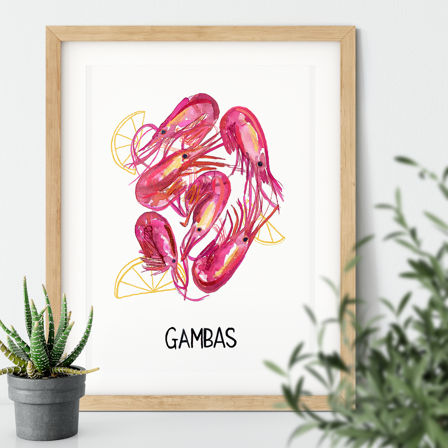 Gambas Art Print