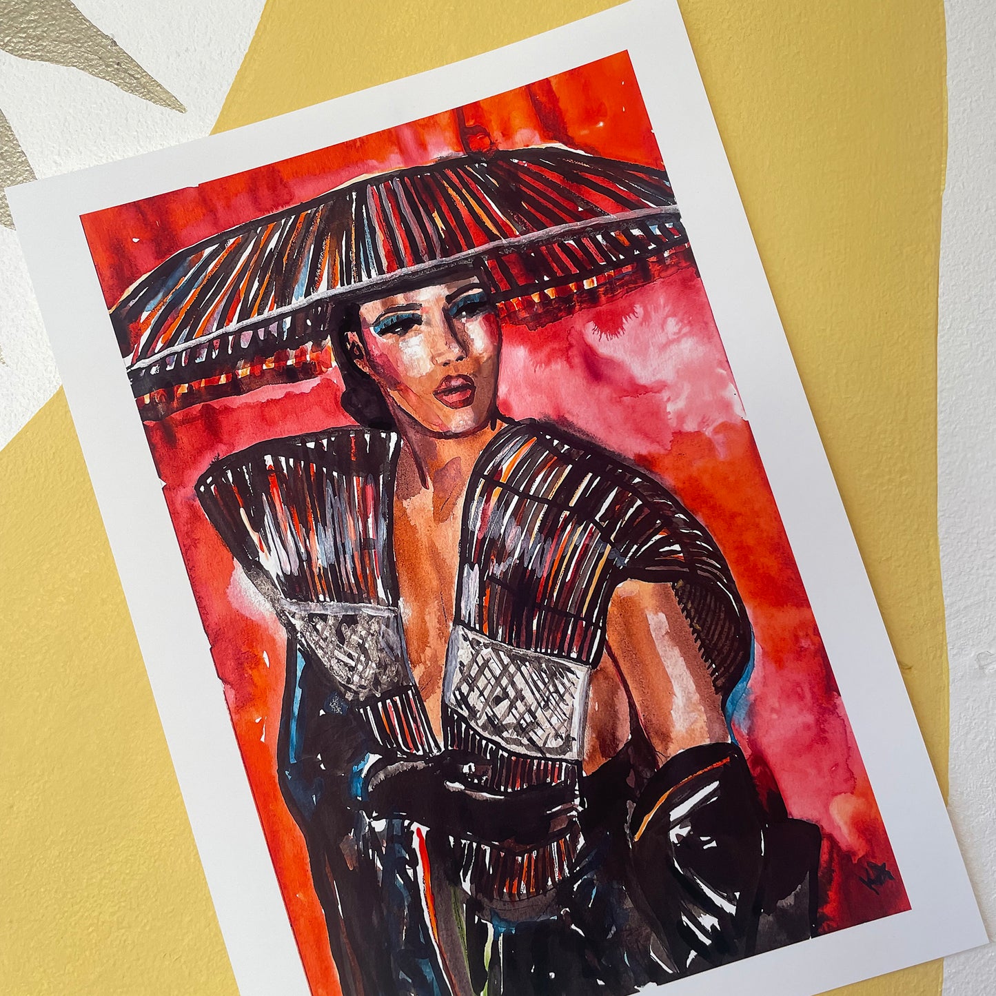 Grace Jones Grammys Art Print