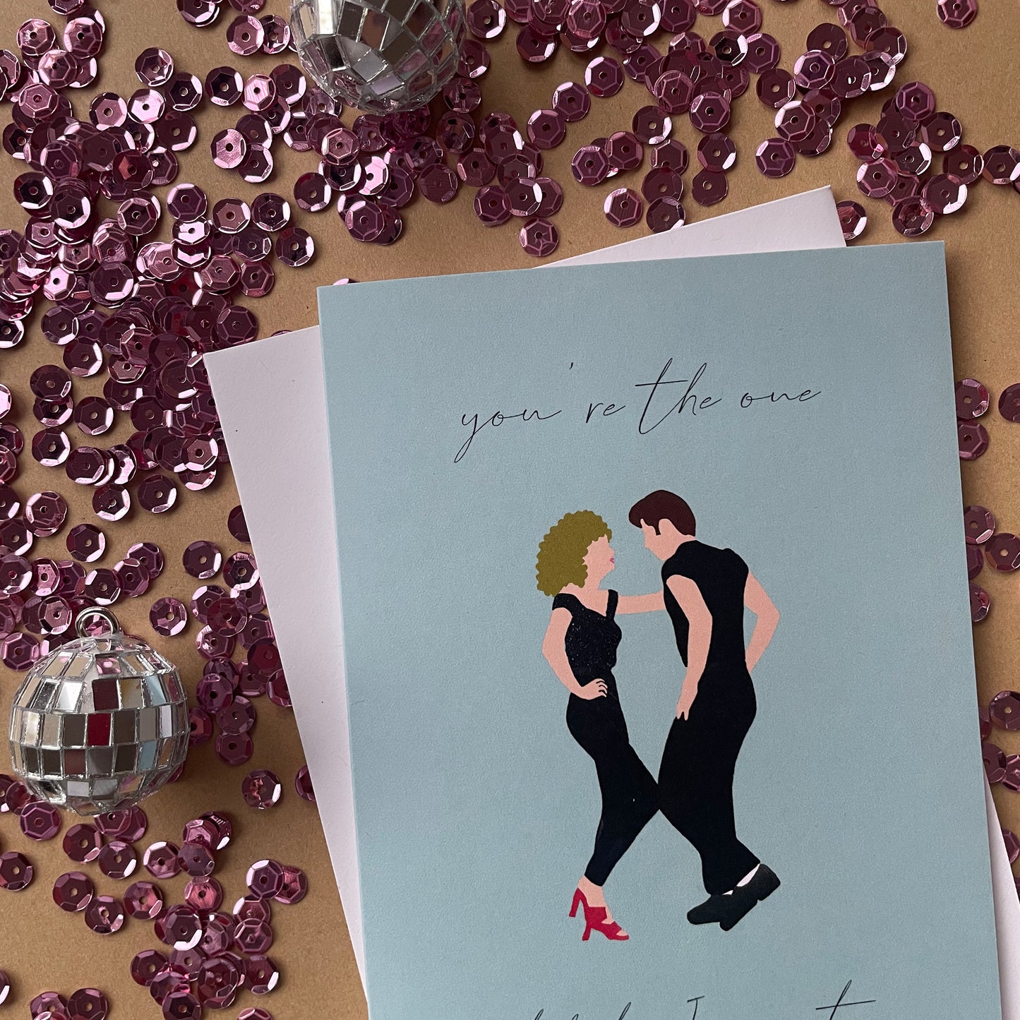 Grease Inspired Love Card
