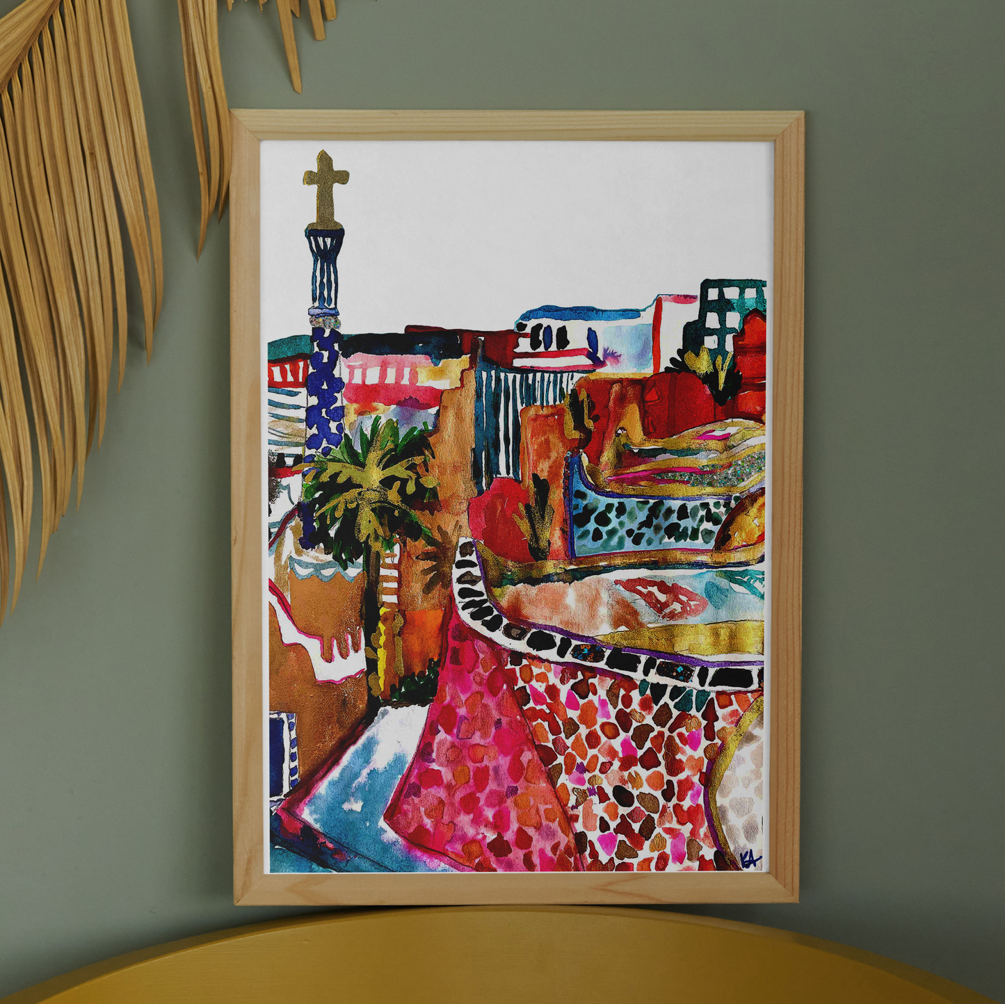 Park Güell Art Print