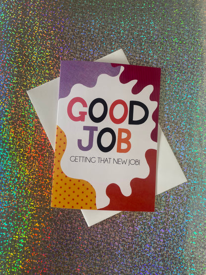 Good Job Celebration Card