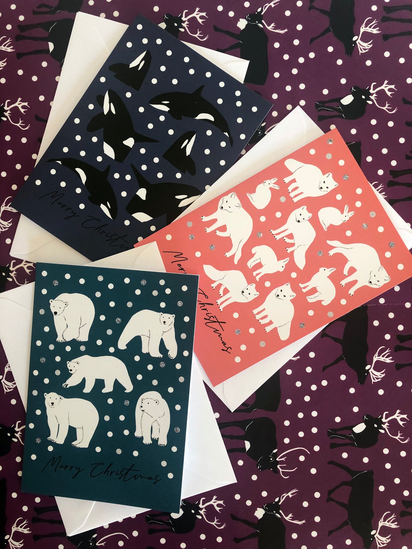 Arctic Animals Christmas Card Collection