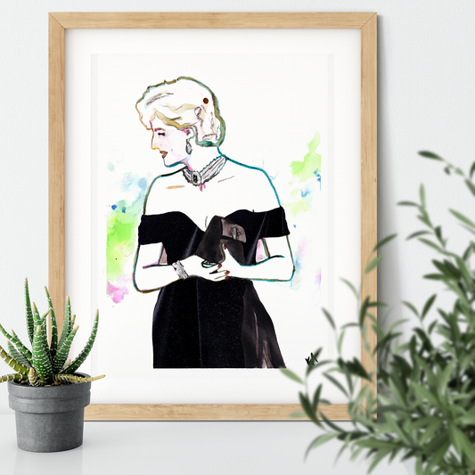 Revenge Dress Art Print