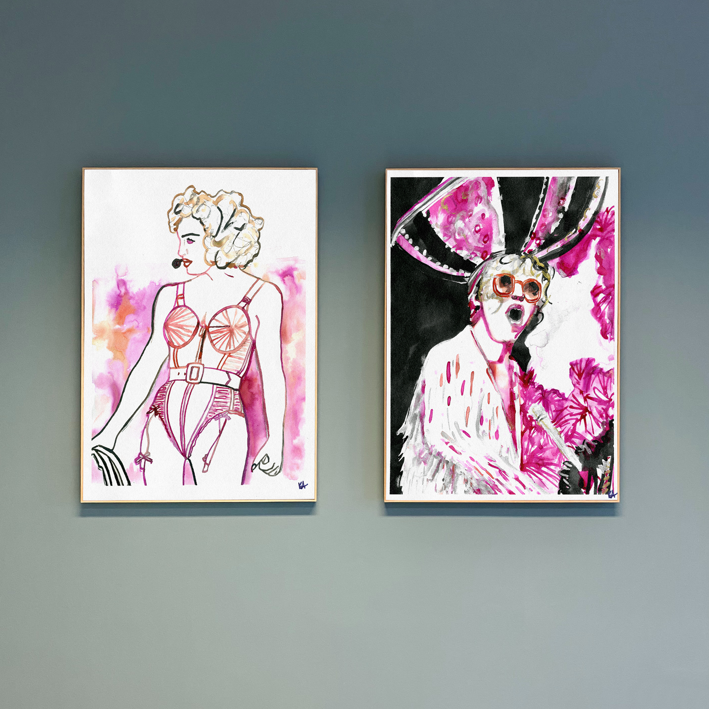 Madonna Blond Ambition Art Print