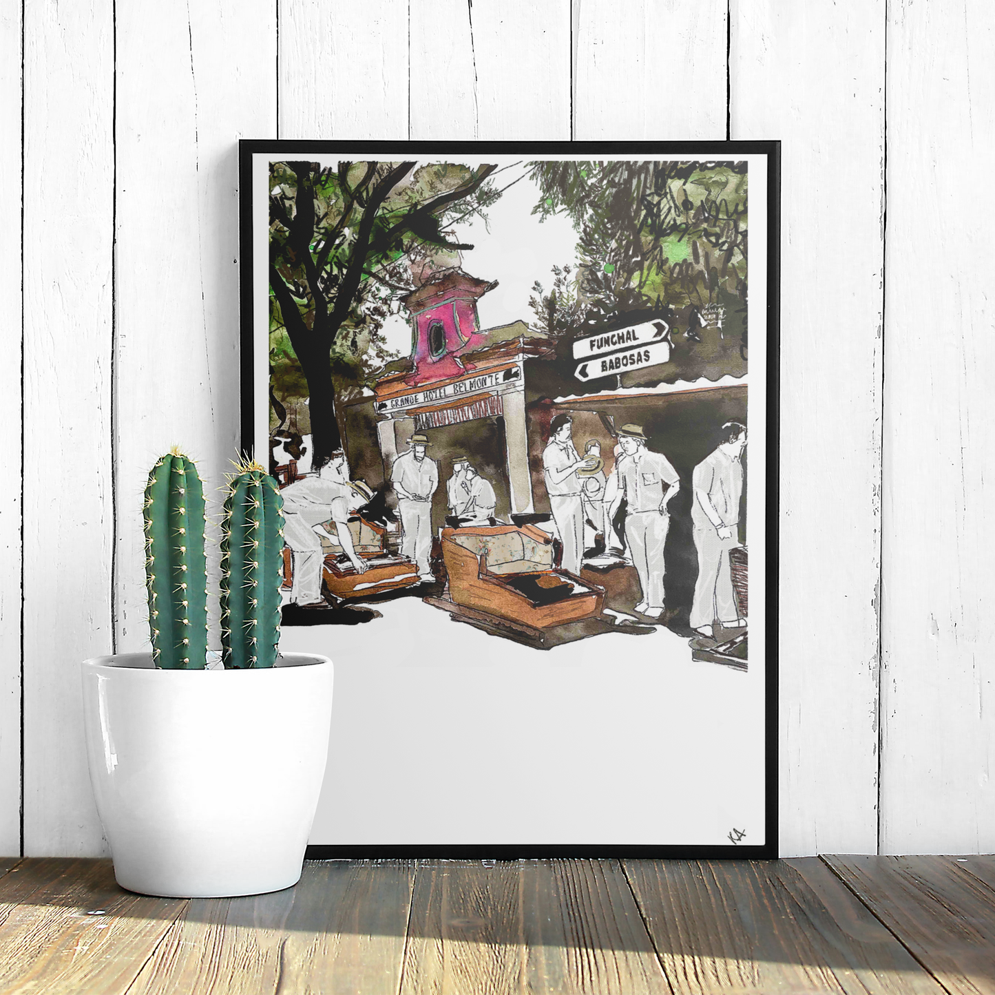 Carreiros Do Monte Art Print