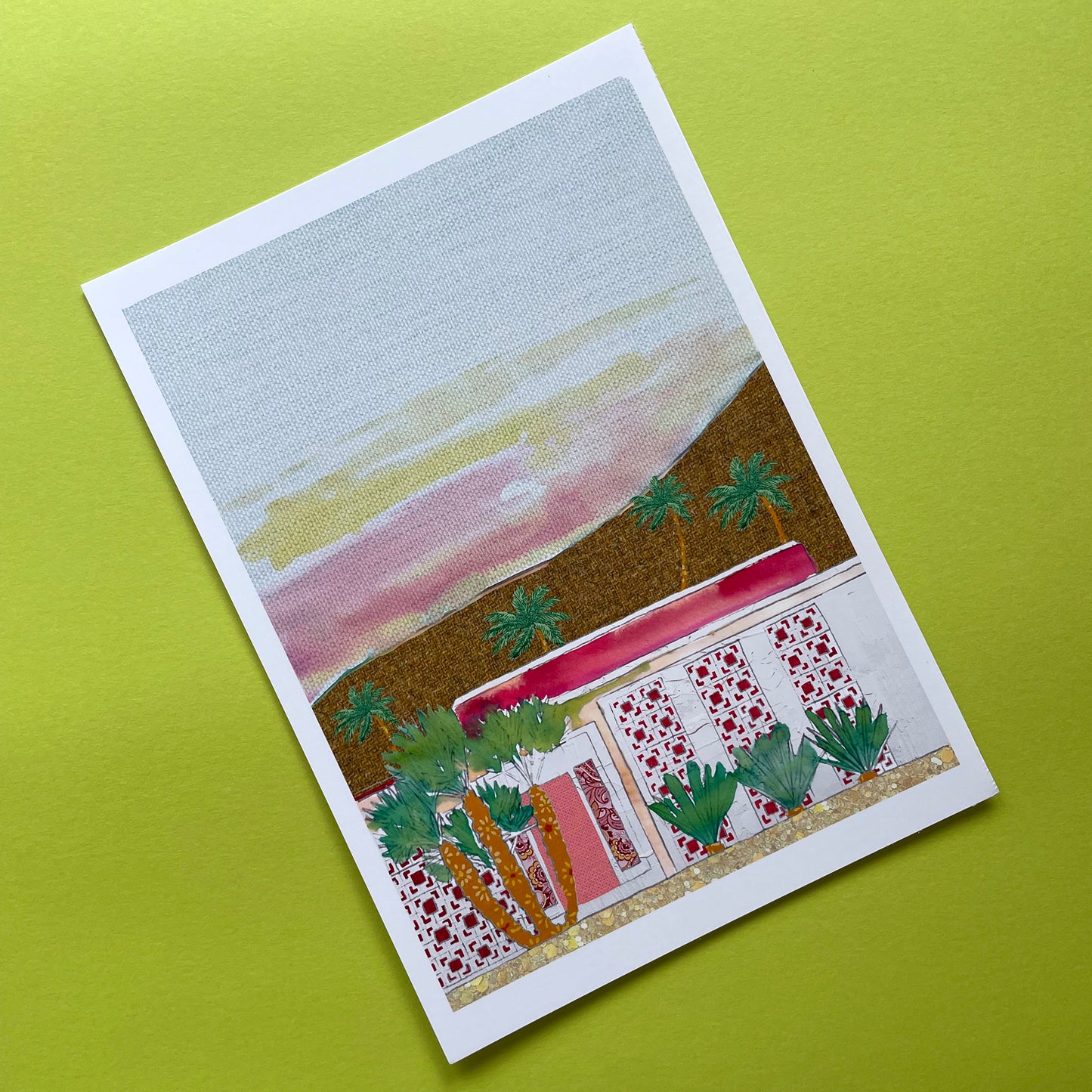 Palm Summerscape Art Print