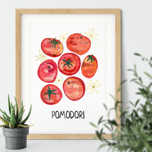 Pomodori Art Print