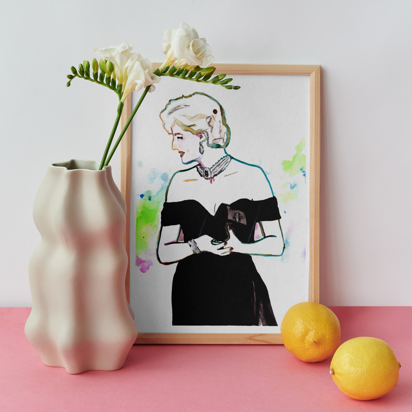 Revenge Dress Art Print