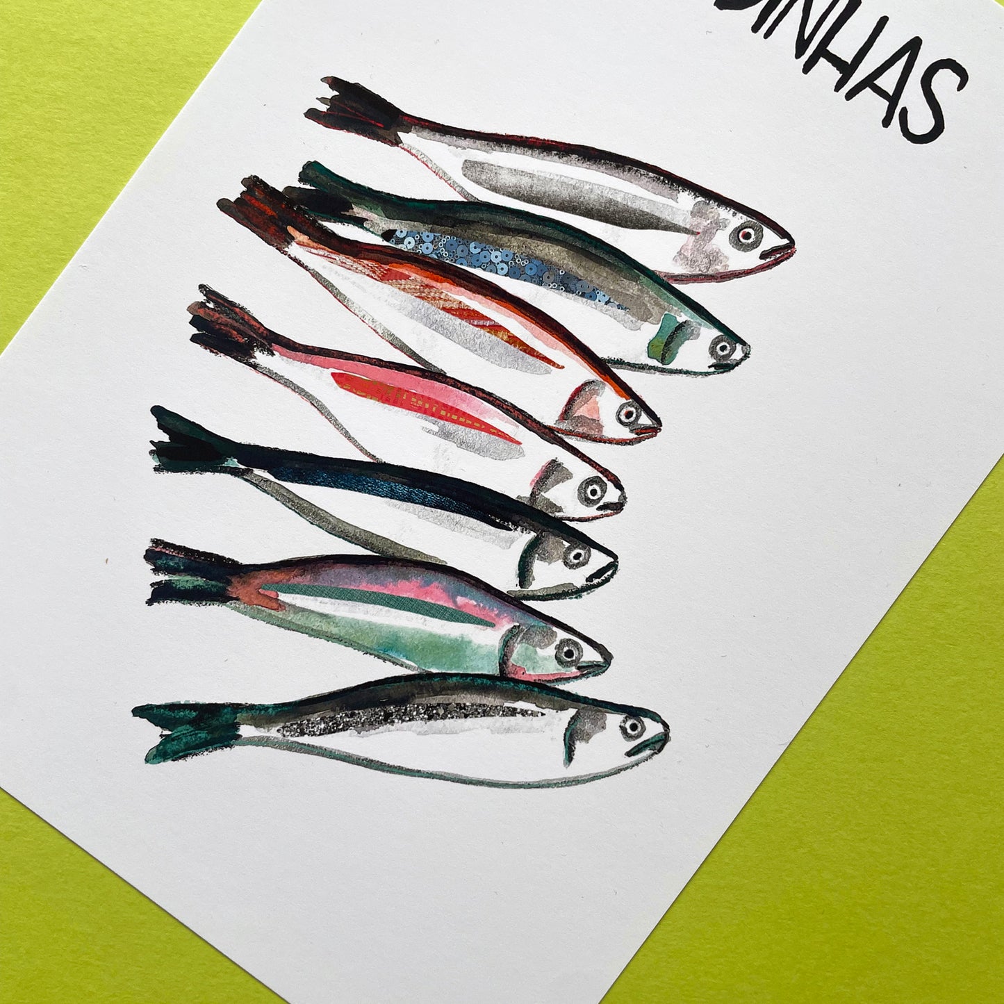 Sardinhas Art Print
