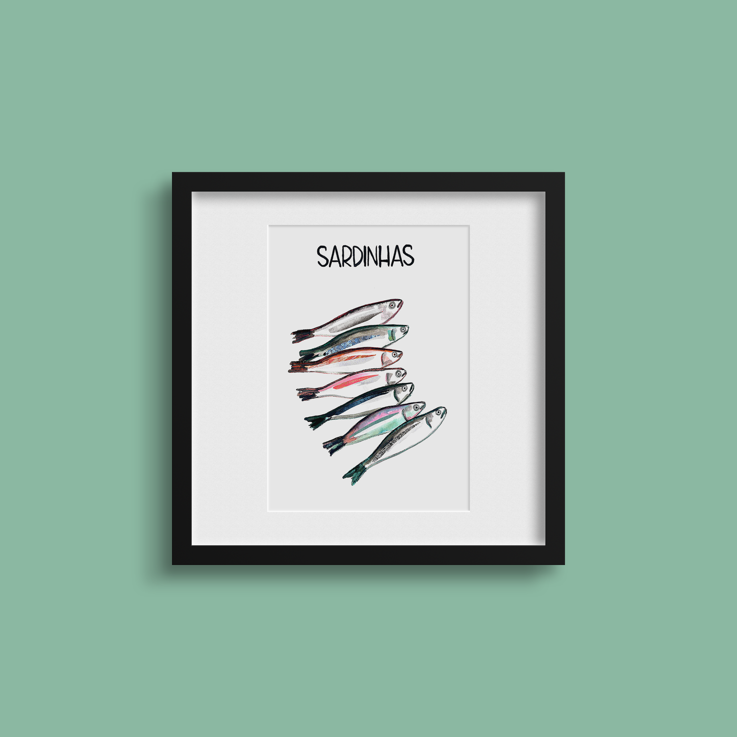 Sardinhas Art Print