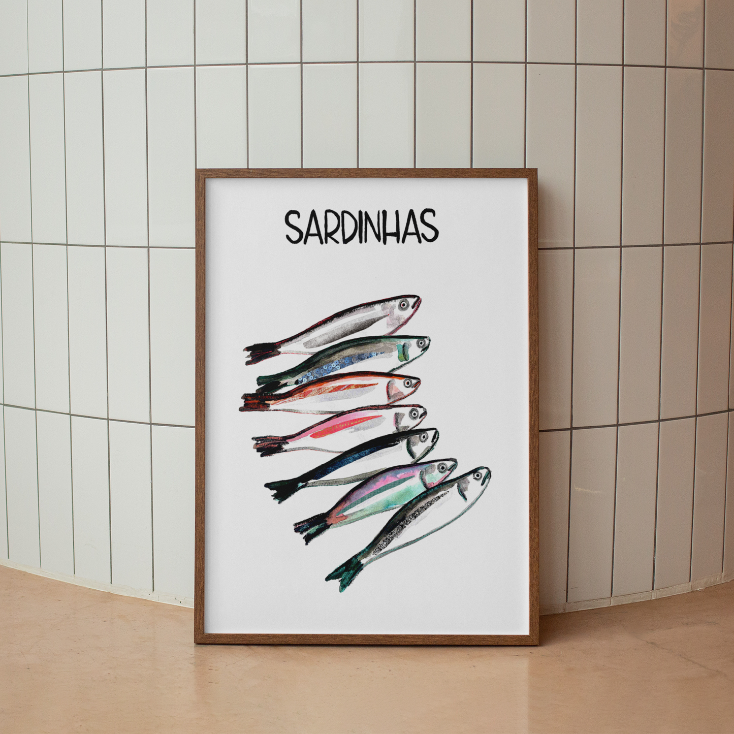 Sardinhas Art Print