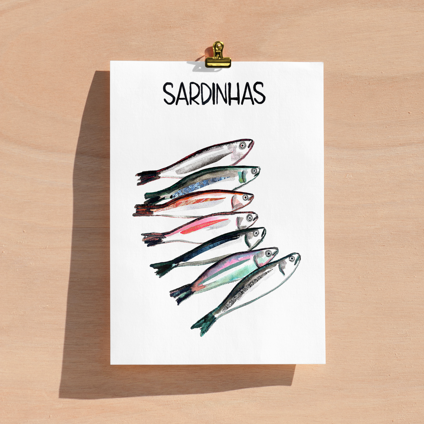 Sardinhas Art Print
