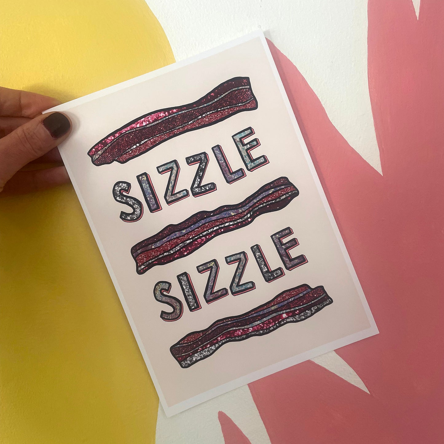 Sizzle Sizzle Art Print