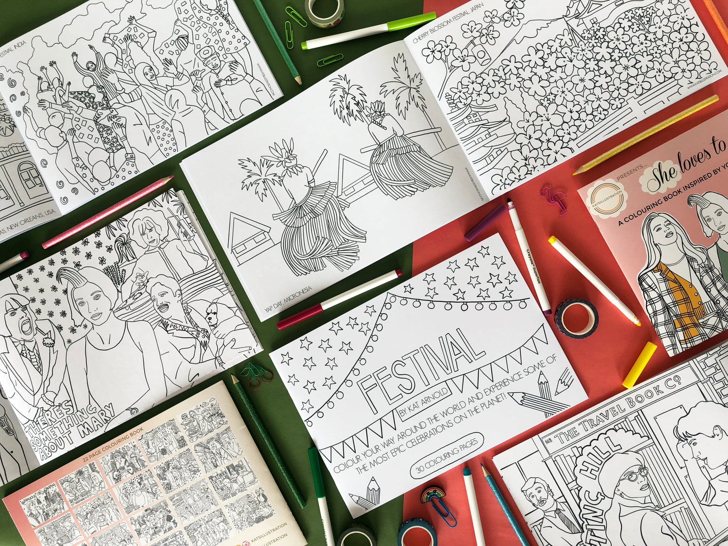 COLOURING BOOKS