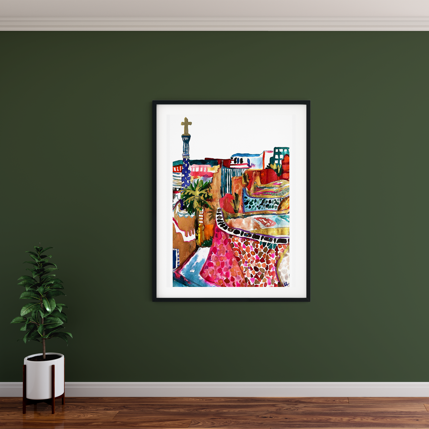 Park Güell Art Print