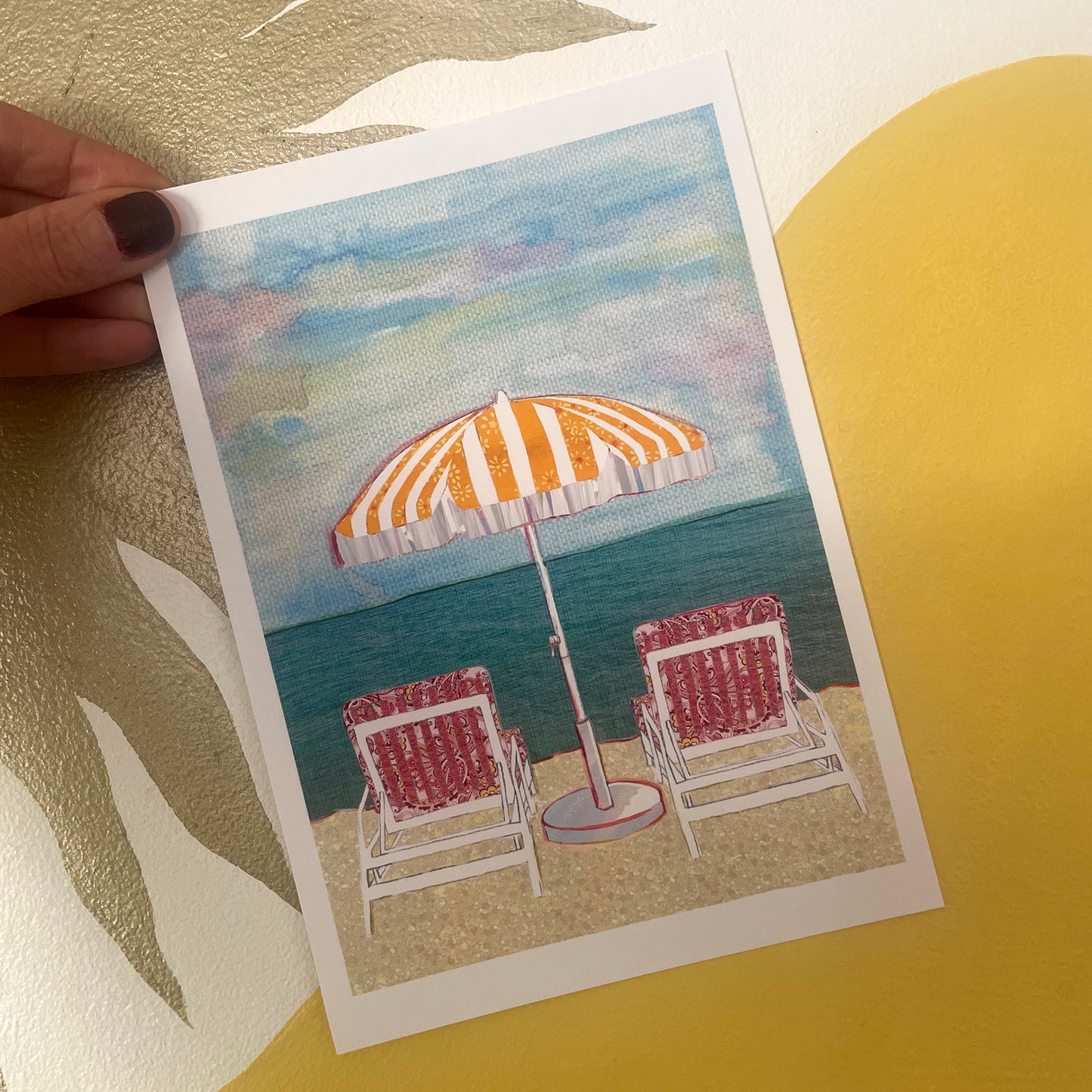 Beach Summerscape Art Print