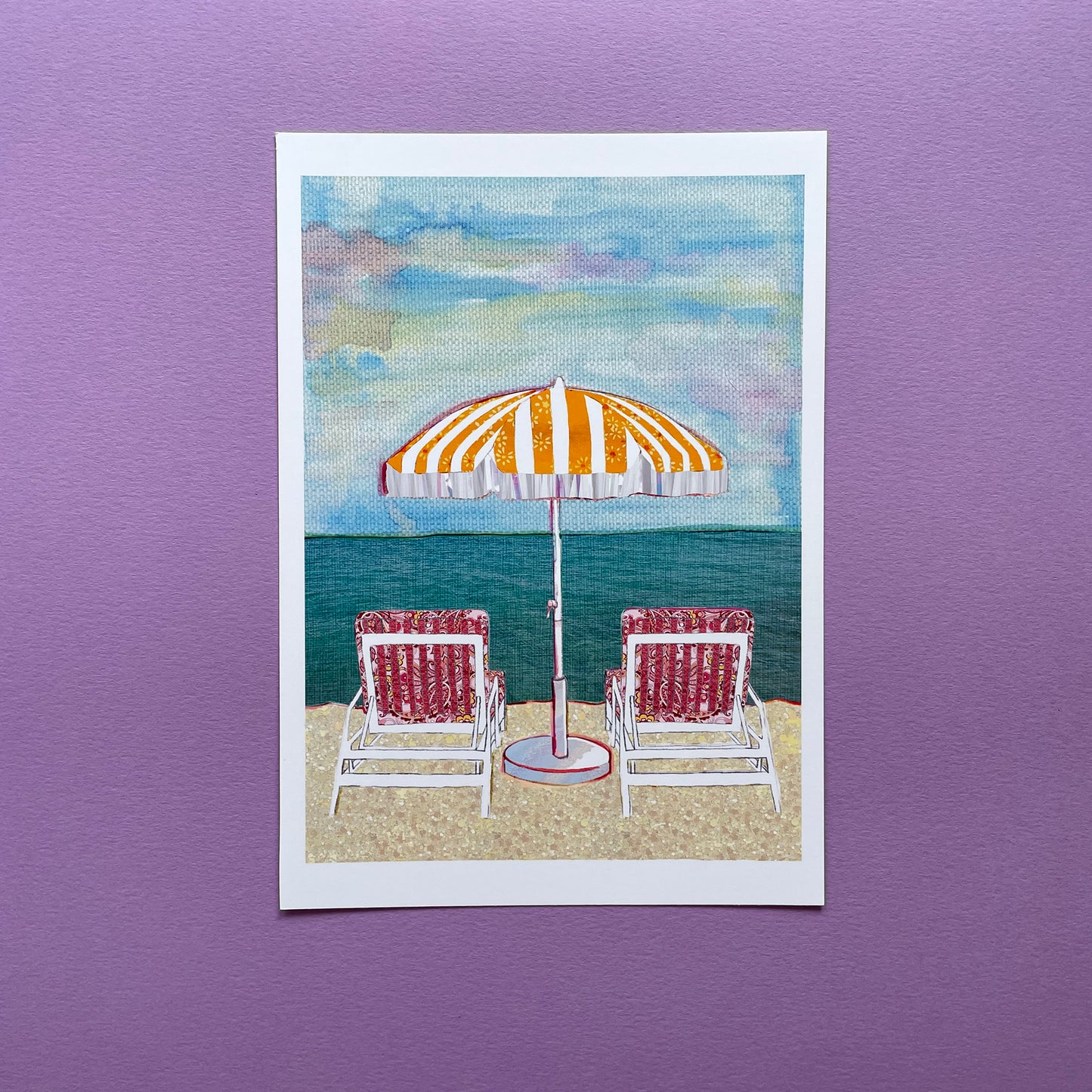 Beach Summerscape Art Print