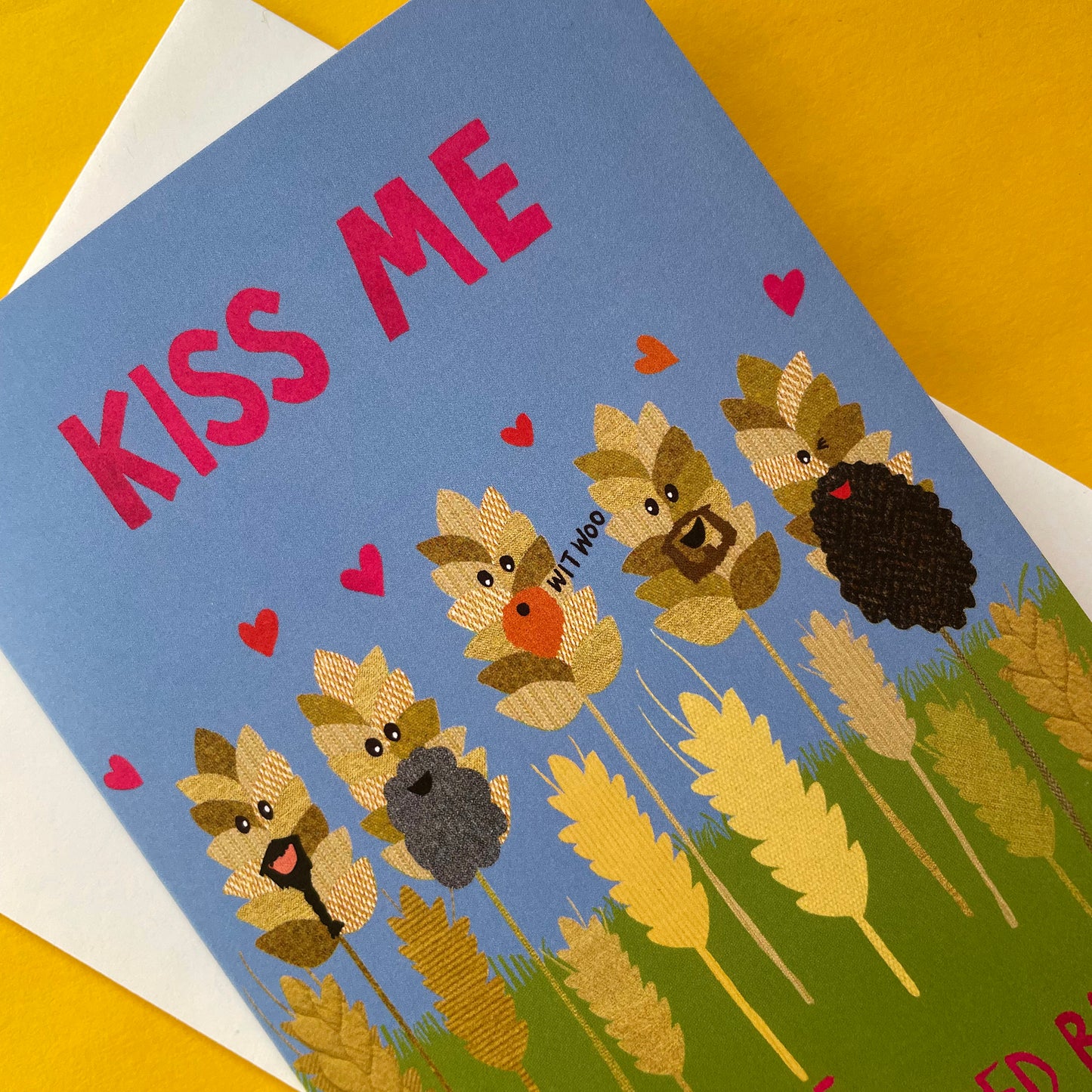 Kiss Me – Bearded Barley Card