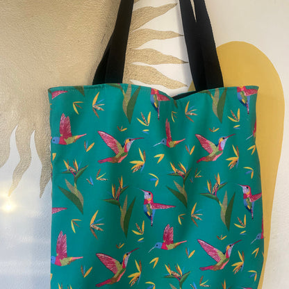 Bird Paradise Tropical Tote Bag