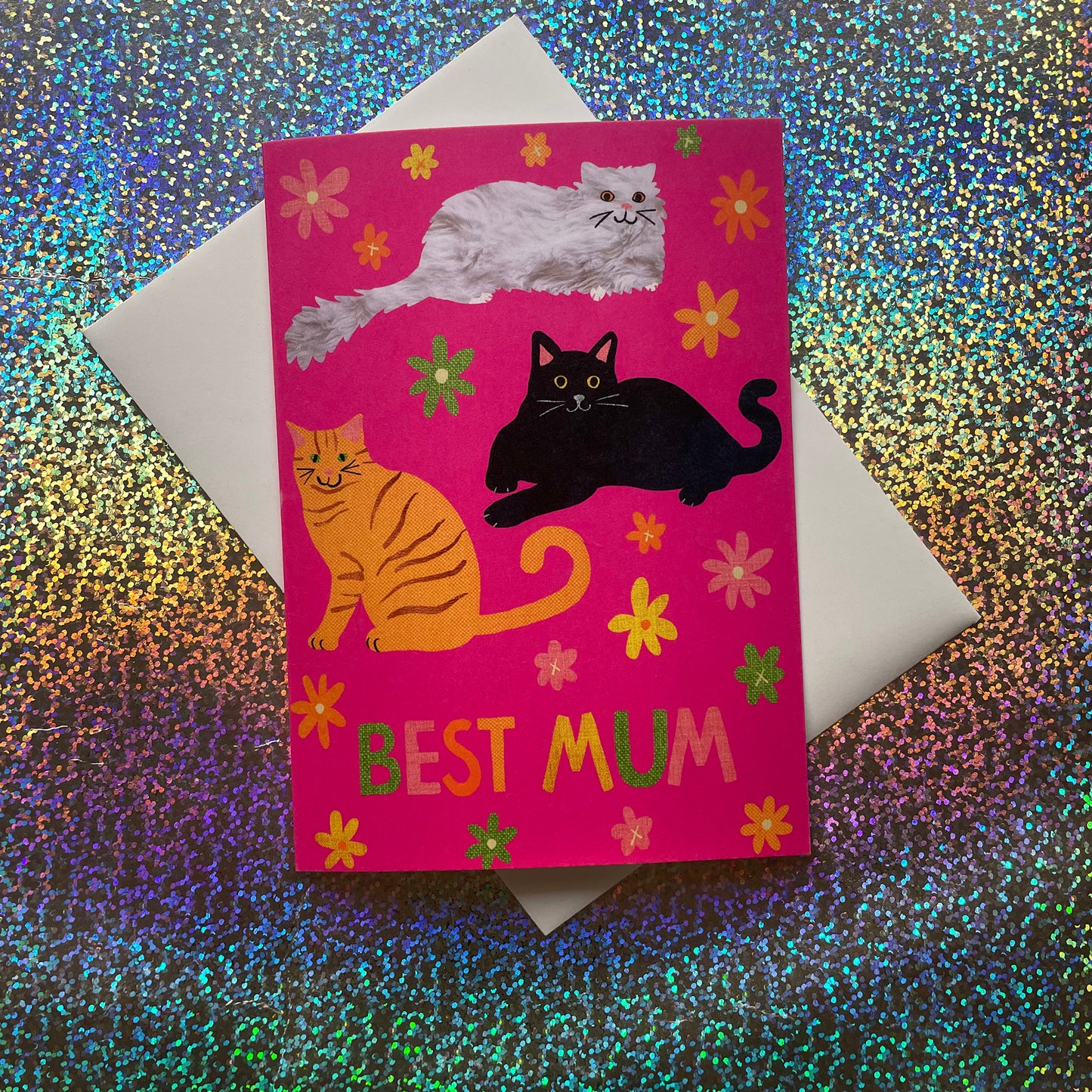 Best Mum Cat Card