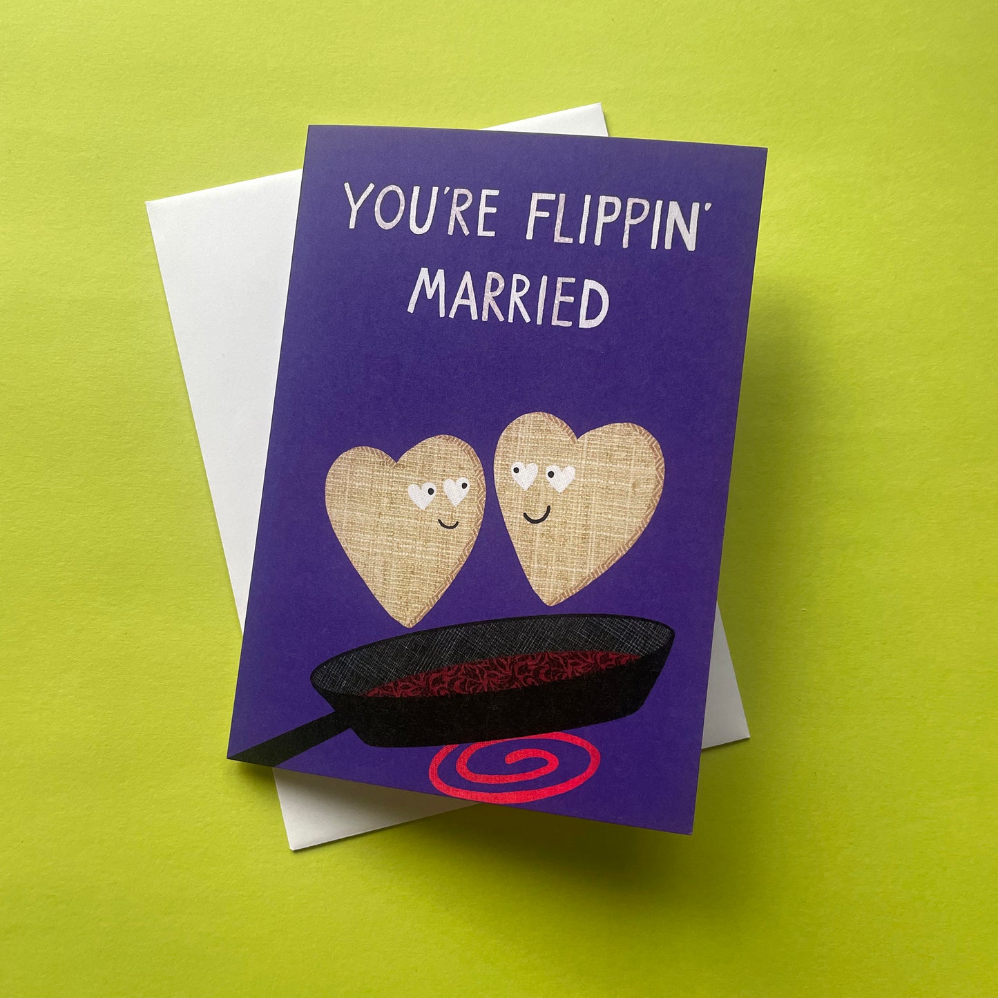 Flippin' Married Wedding Card