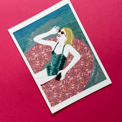 Float Summerscape Art Print