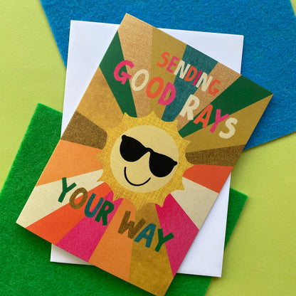 Sending Good Rays Card