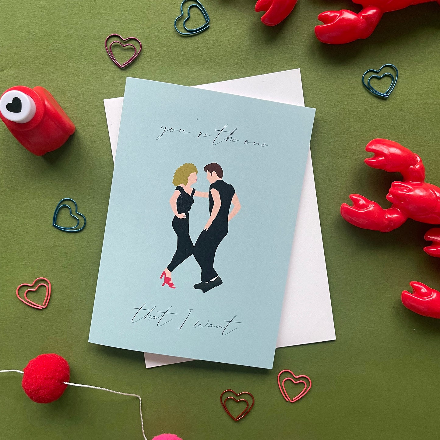 Grease Inspired Love Card