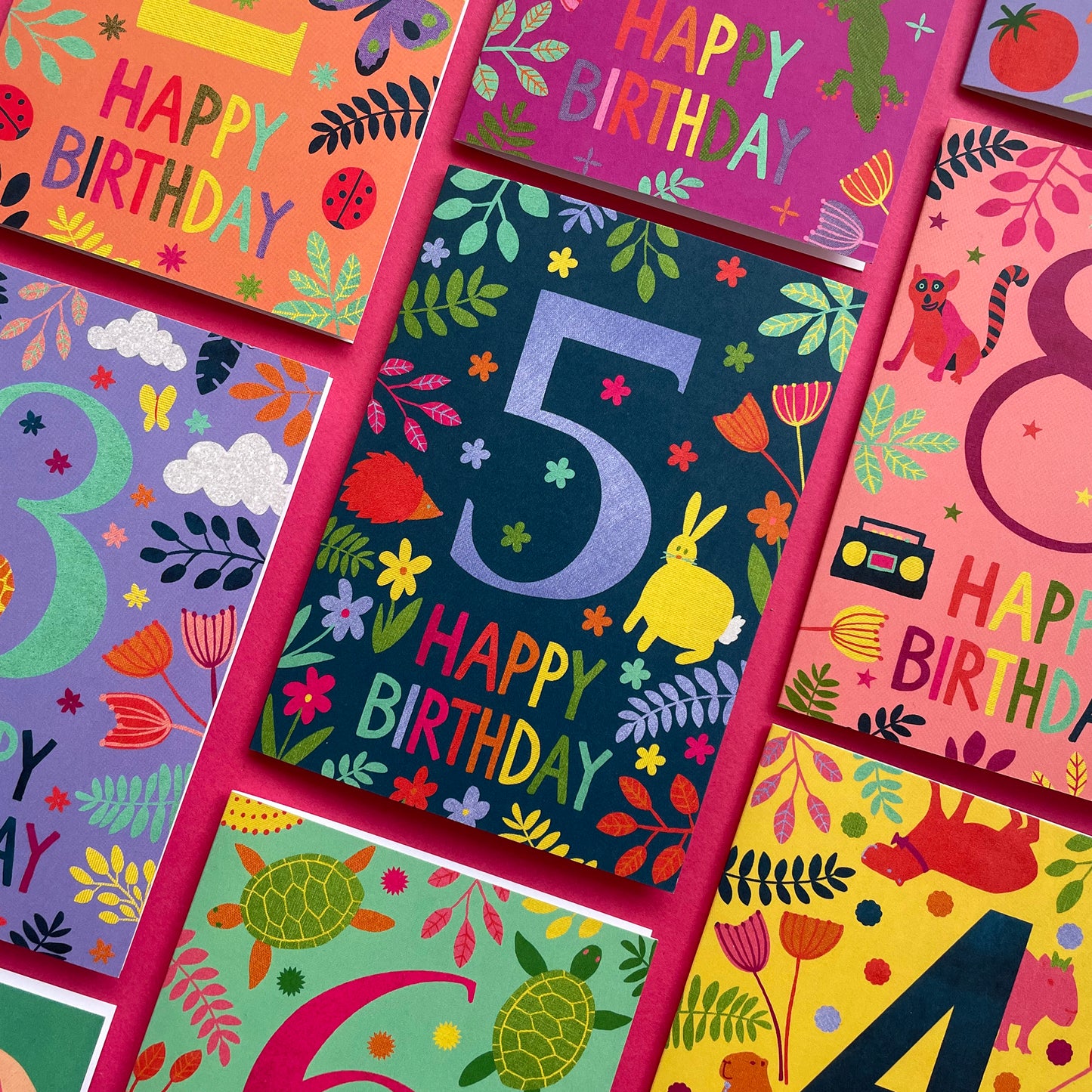 Happy 5th Birthday Woodland Card