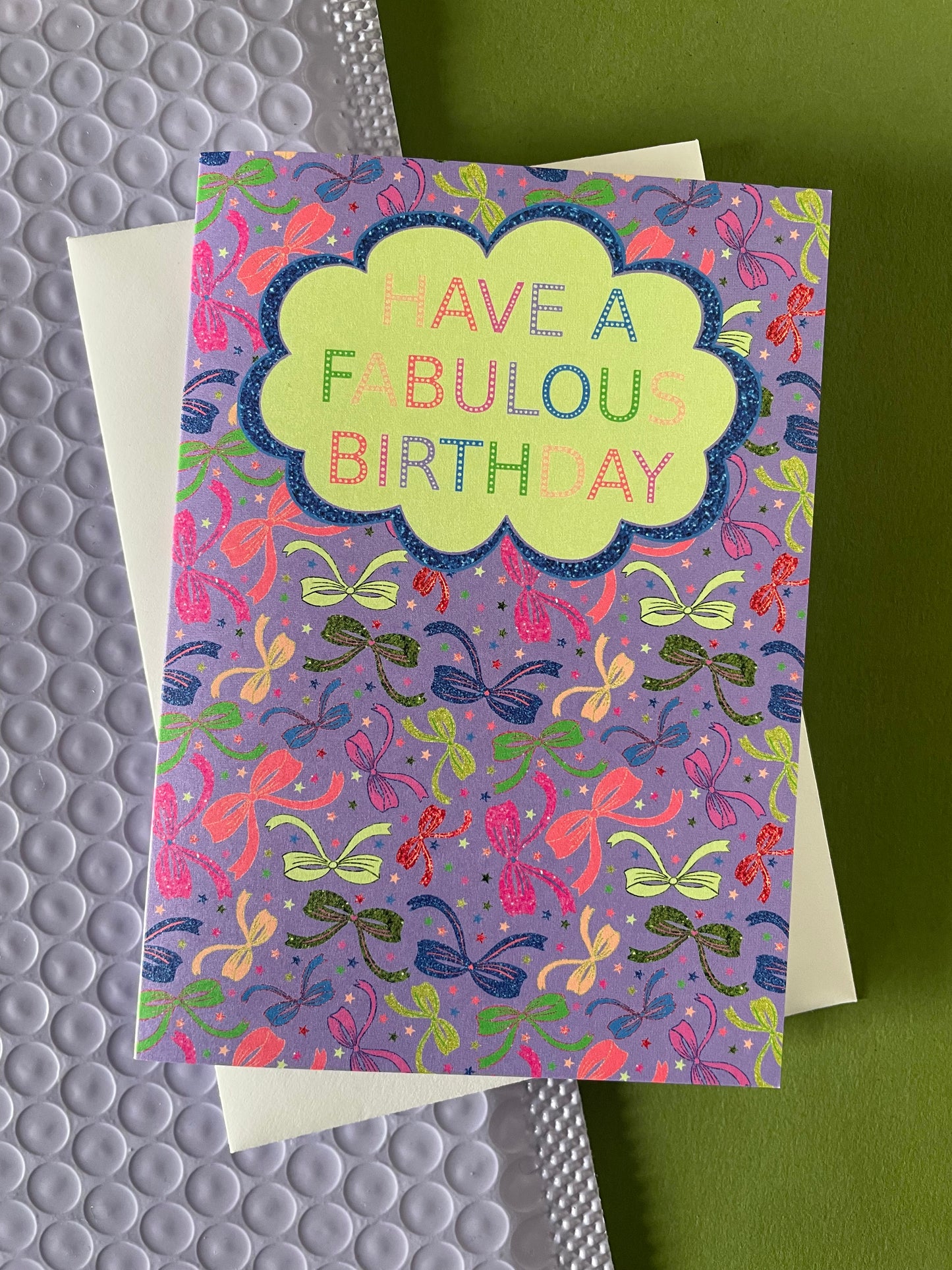 Fabulous Bows Birthday Card