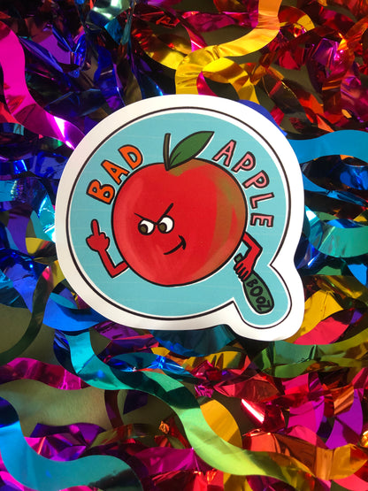 Bad Apple Vinyl Sticker