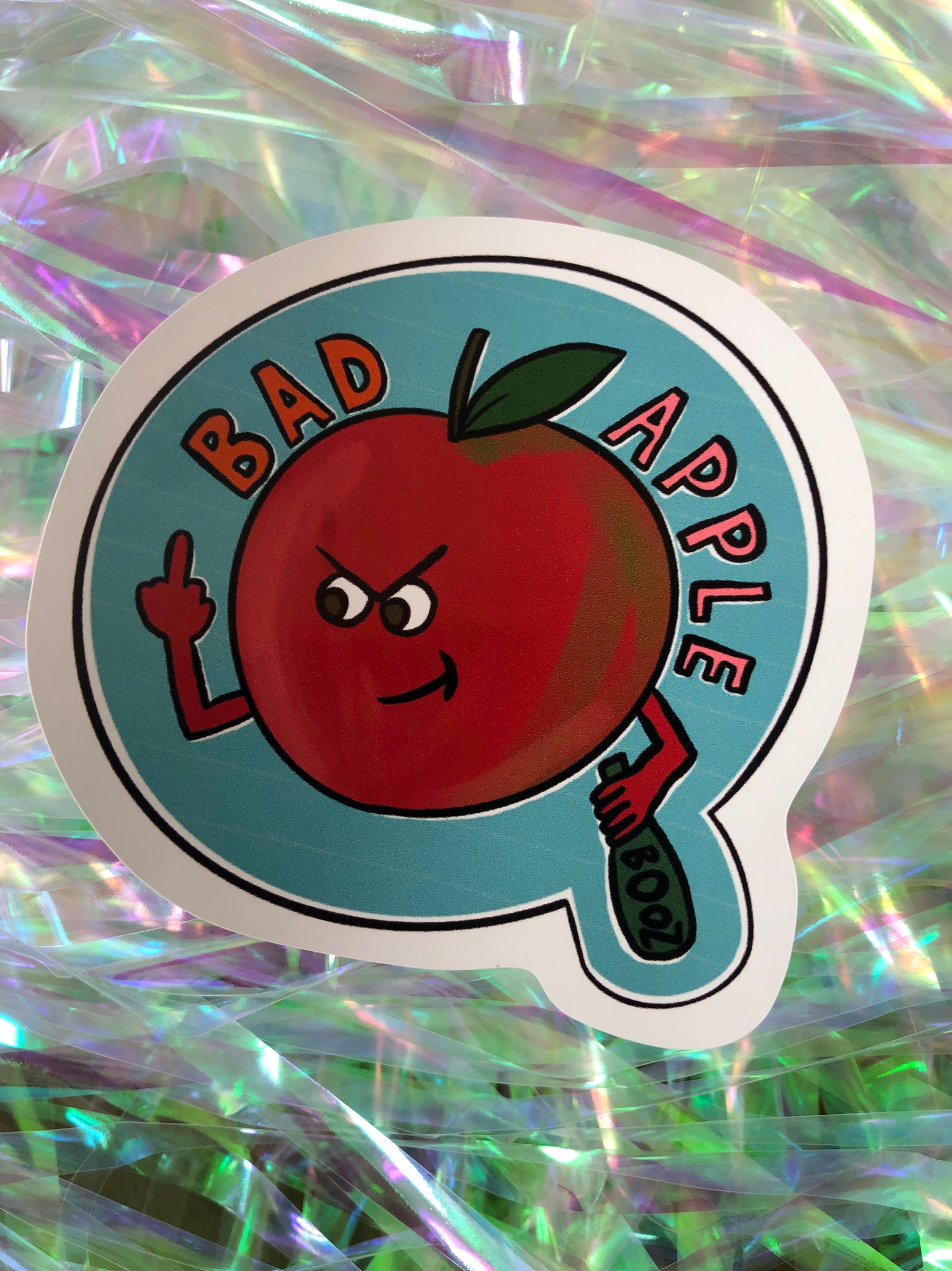 Bad Apple Vinyl Sticker