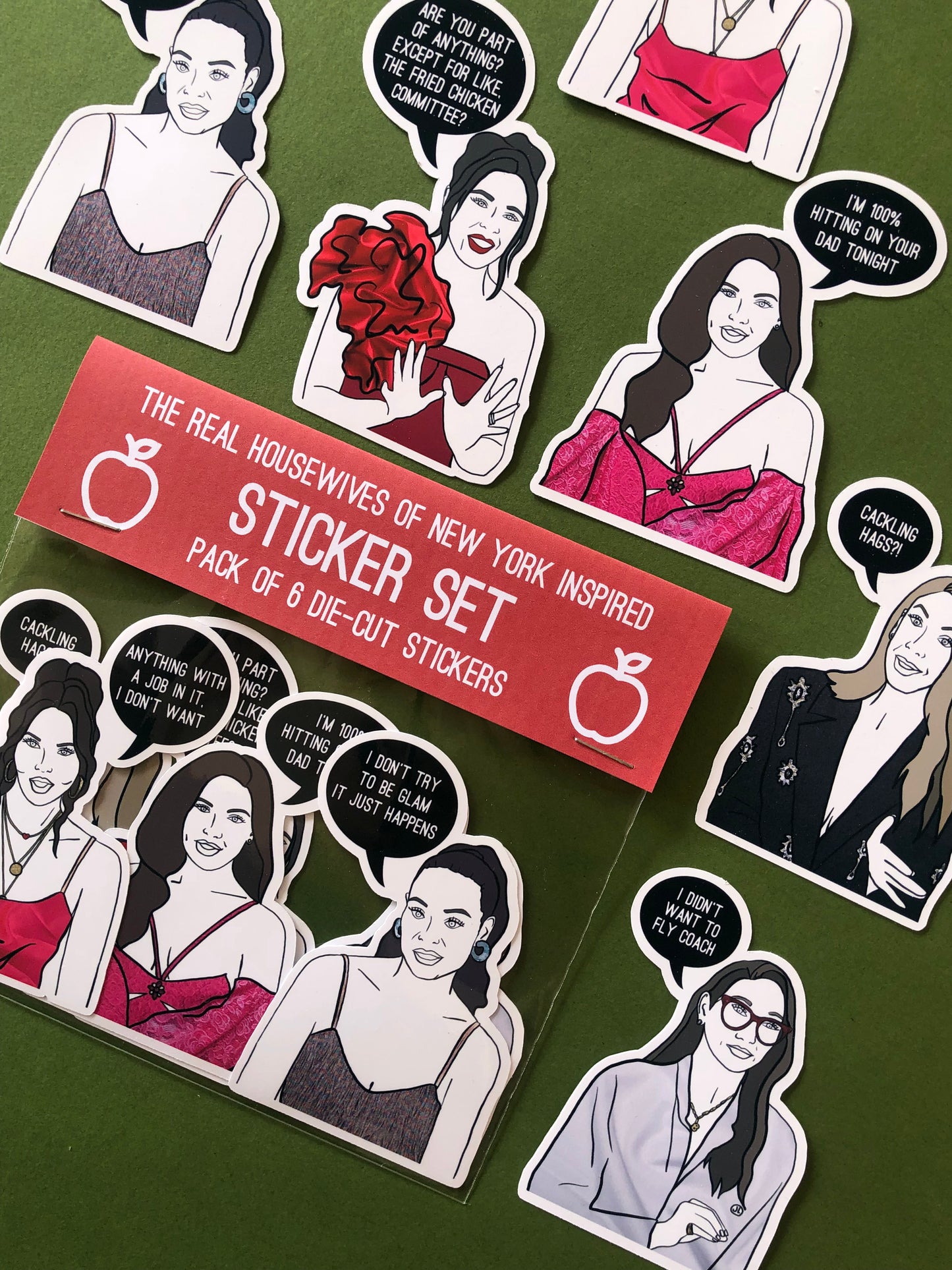 Real Housewives of New York inspired Sticker Set
