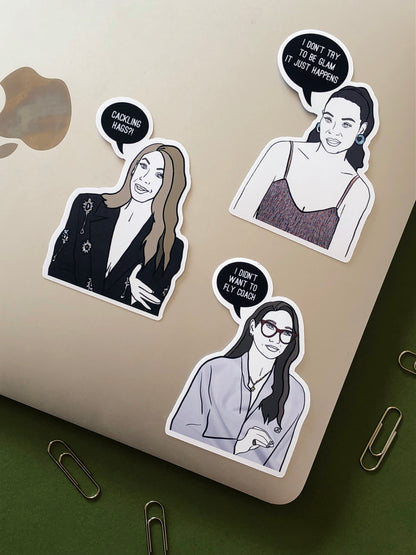Real Housewives of New York inspired Sticker Set