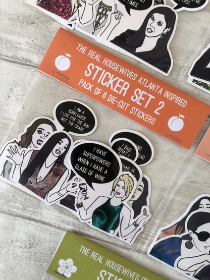 Real Housewives of Atlanta inspired Sticker Set 2