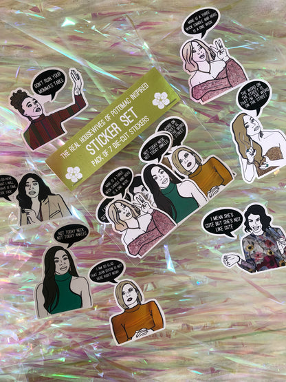 Real Housewives of Potomac inspired Sticker Set