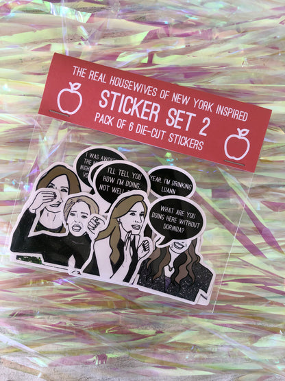 Real Housewives of New York inspired Sticker Set 2