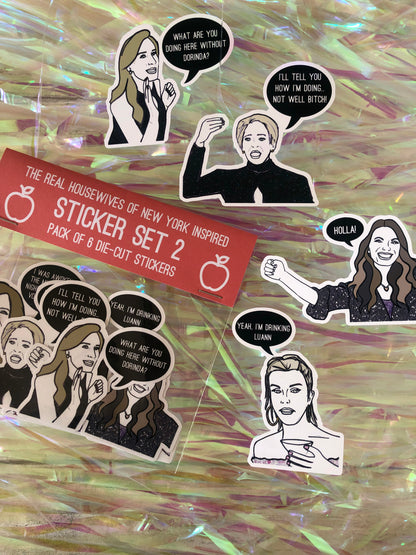 Real Housewives of New York inspired Sticker Set 2
