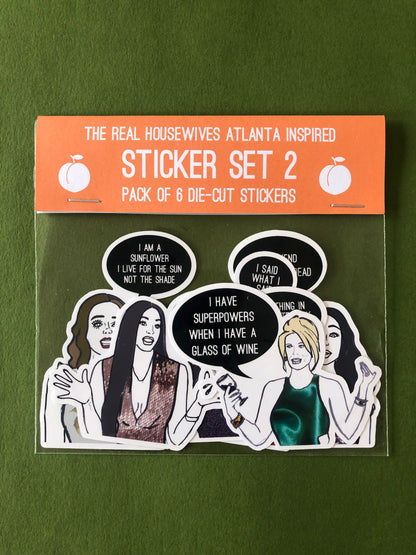 Real Housewives of Atlanta inspired Sticker Set 2
