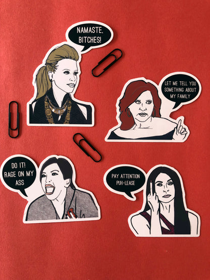 Real Housewives of New Jersey OG inspired Sticker Set