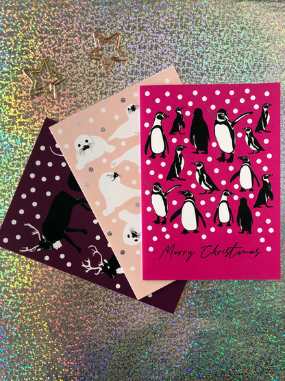 Arctic Animals Christmas Card Collection