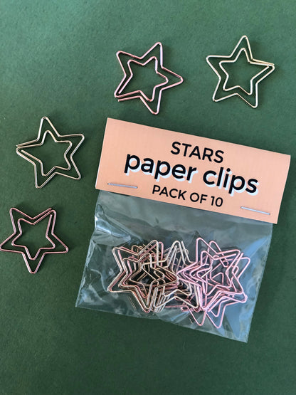 Stars Paper Clips