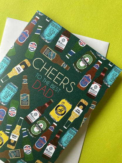 Cheers to the Best Dad Card
