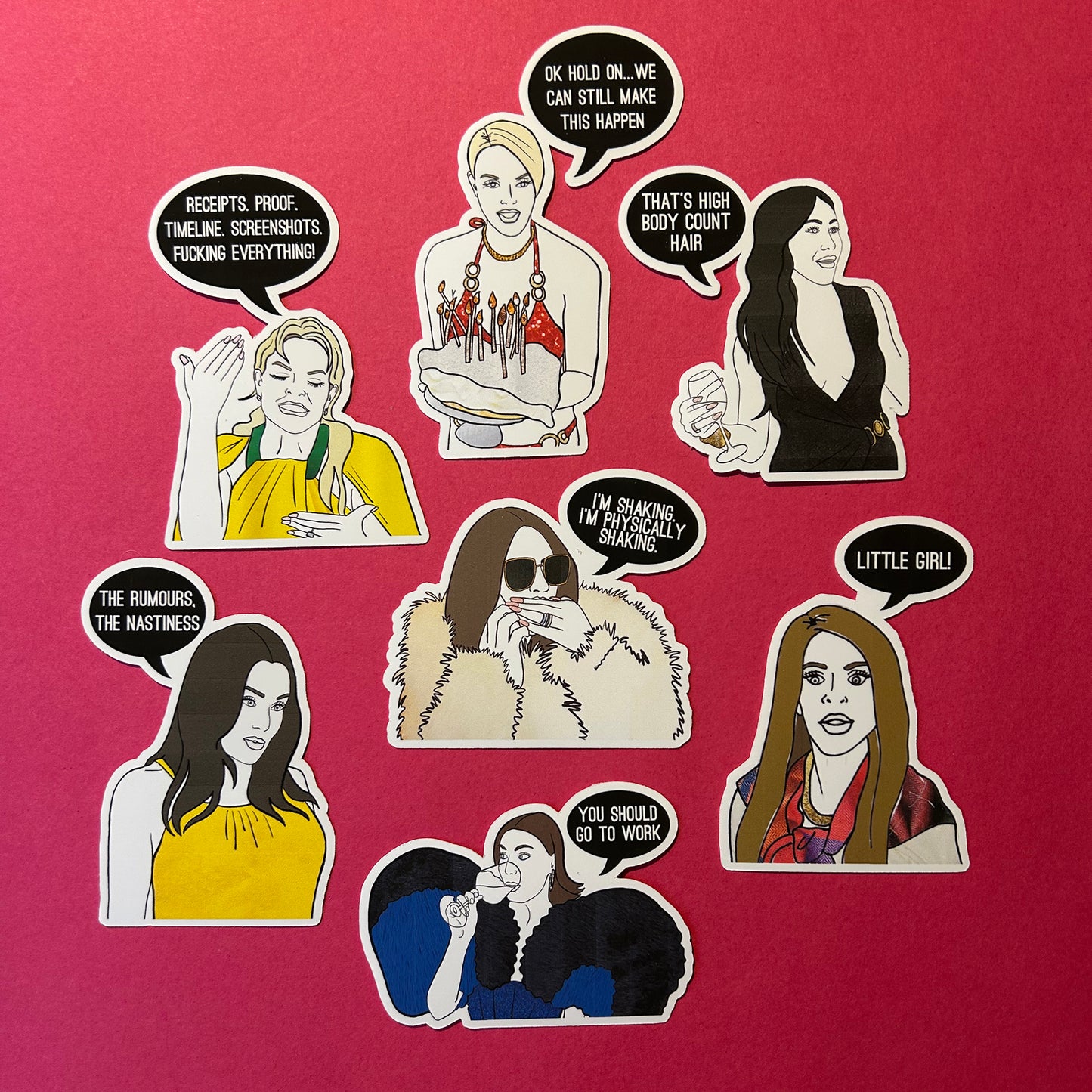 NEW Real Housewives of Salt Lake City inspired Sticker Set