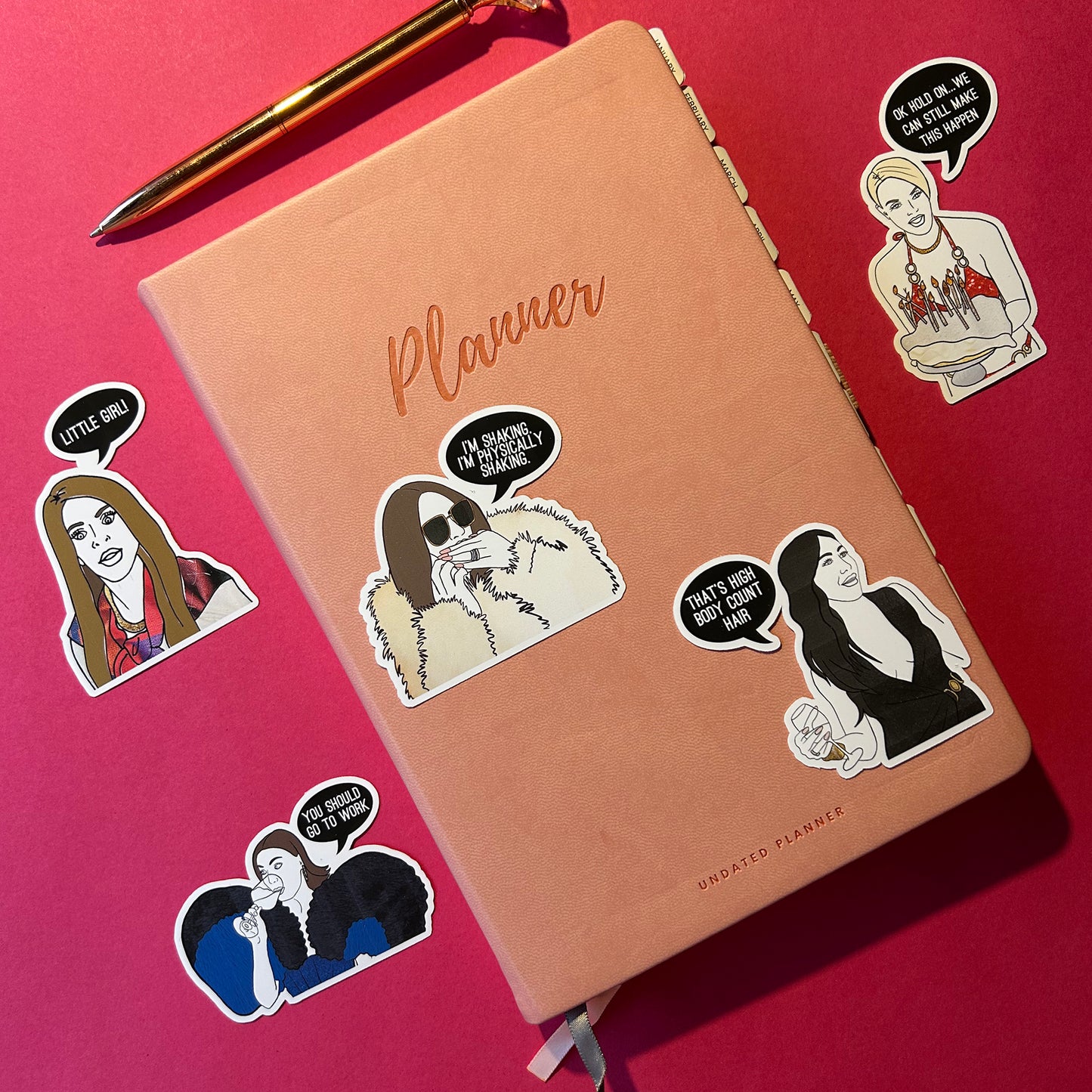 NEW Real Housewives of Salt Lake City inspired Sticker Set