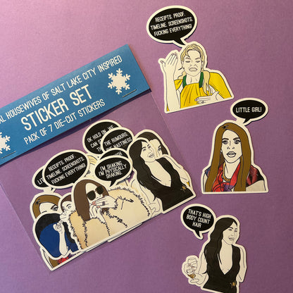 NEW Real Housewives of Salt Lake City inspired Sticker Set