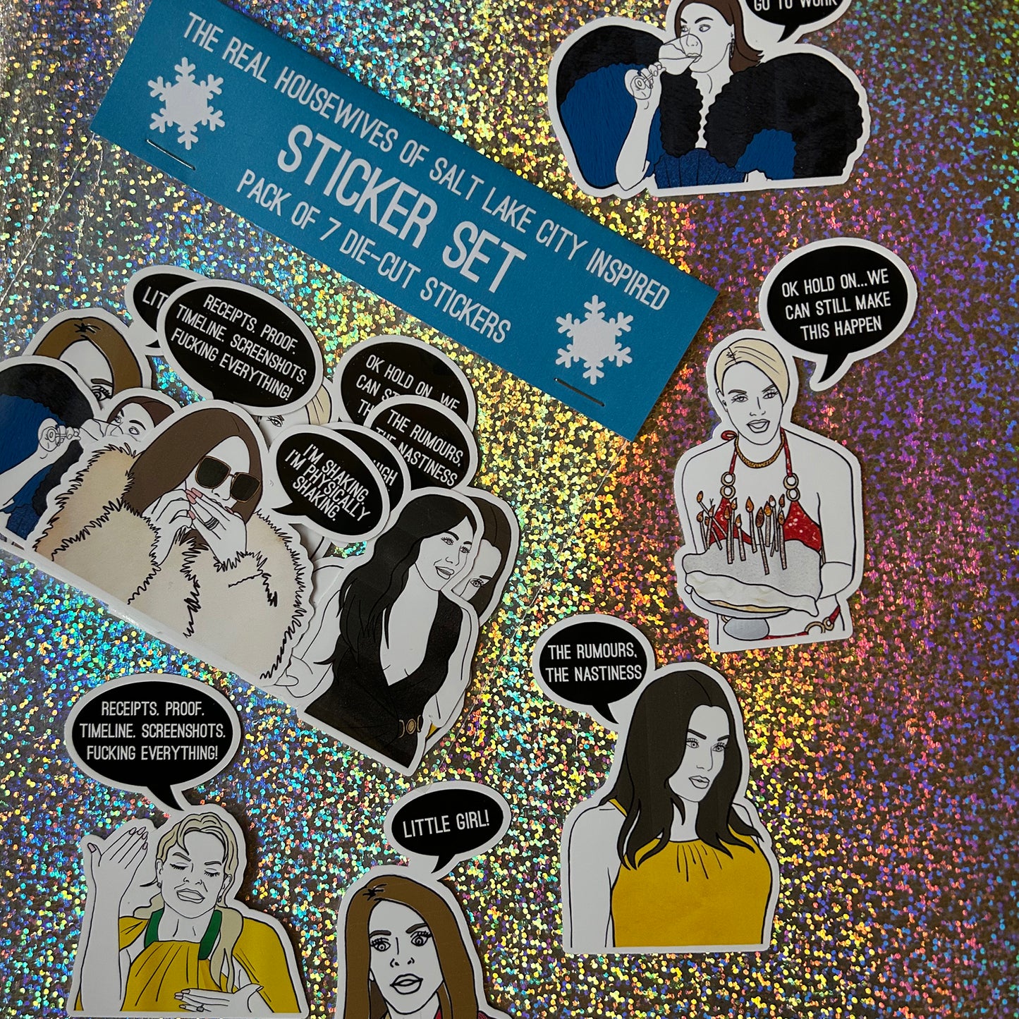 NEW Real Housewives of Salt Lake City inspired Sticker Set