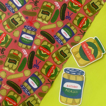 Pickle Party Gift Wrap